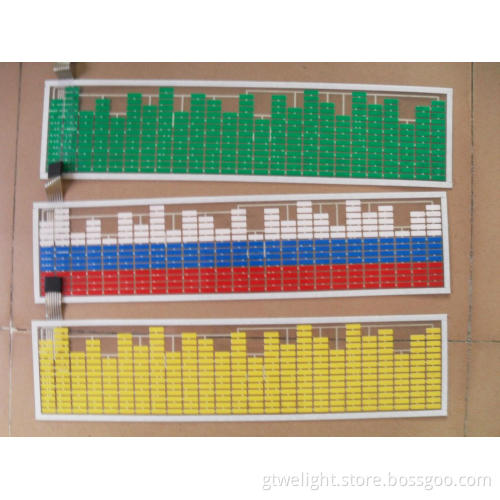 Light up Flashing Car Sticker Green Yellow Red Blue